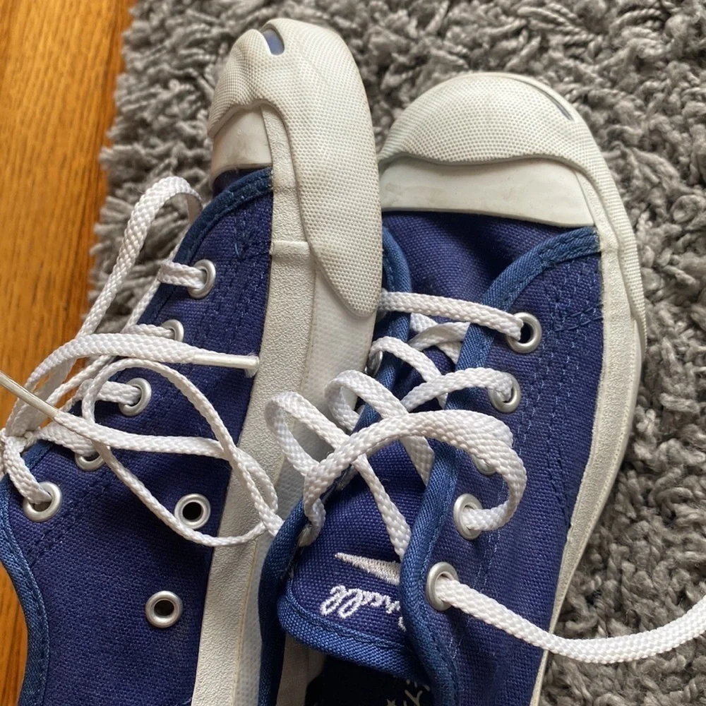Converse Jack Purcell Blue Sneakers Size 13.5